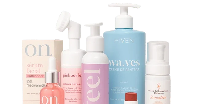 Linha de produtos de beleza e cuidado pessoal fabricados pela Pontal