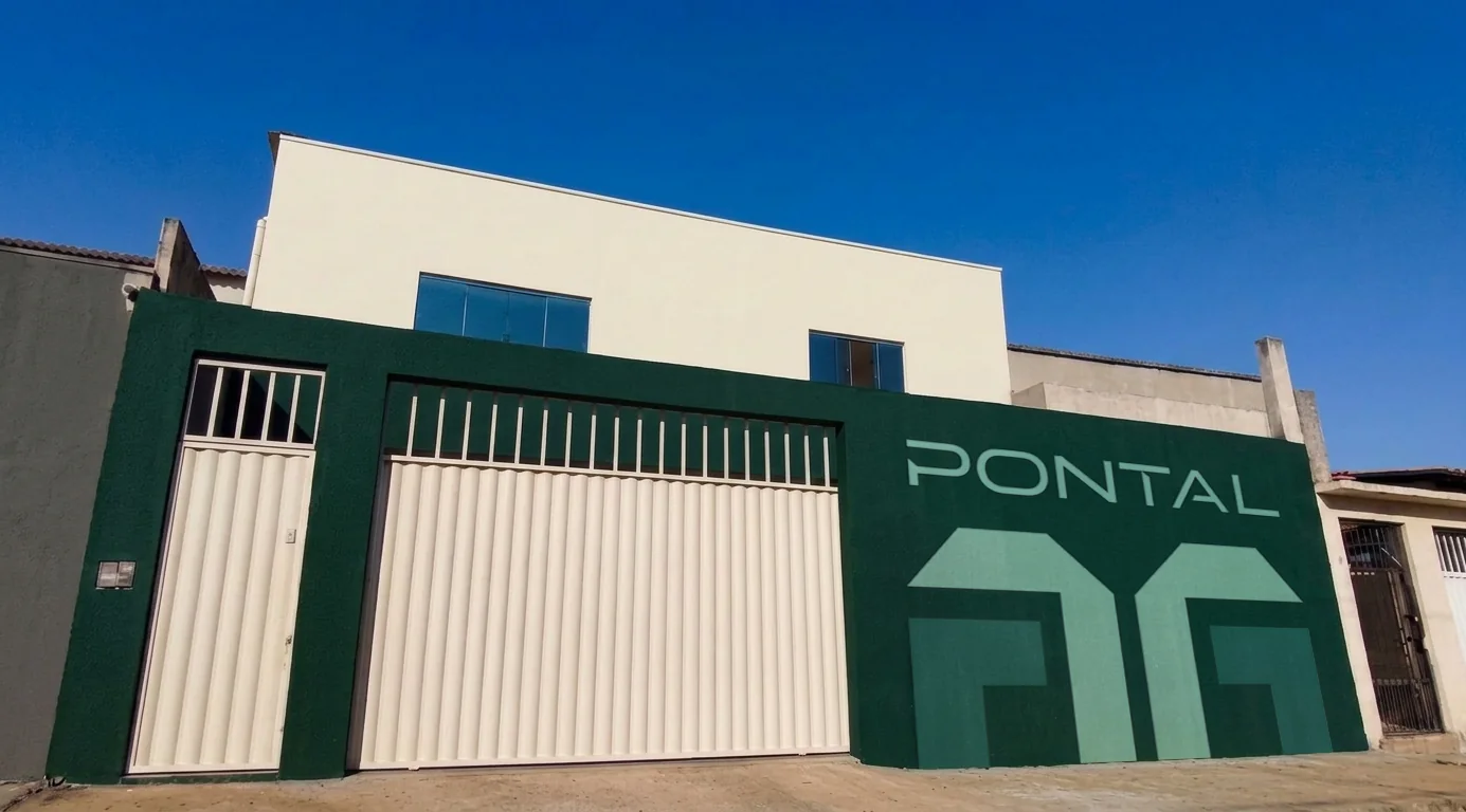 Fachada da fábrica Pontal Cosméticos em Vila Velha, ES